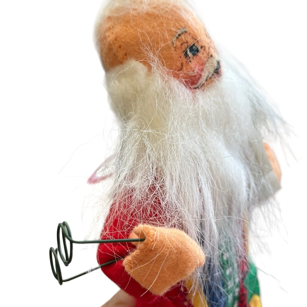 Annalee Santa Doll Holding Letters and Spectacles - Picture 5 of 6